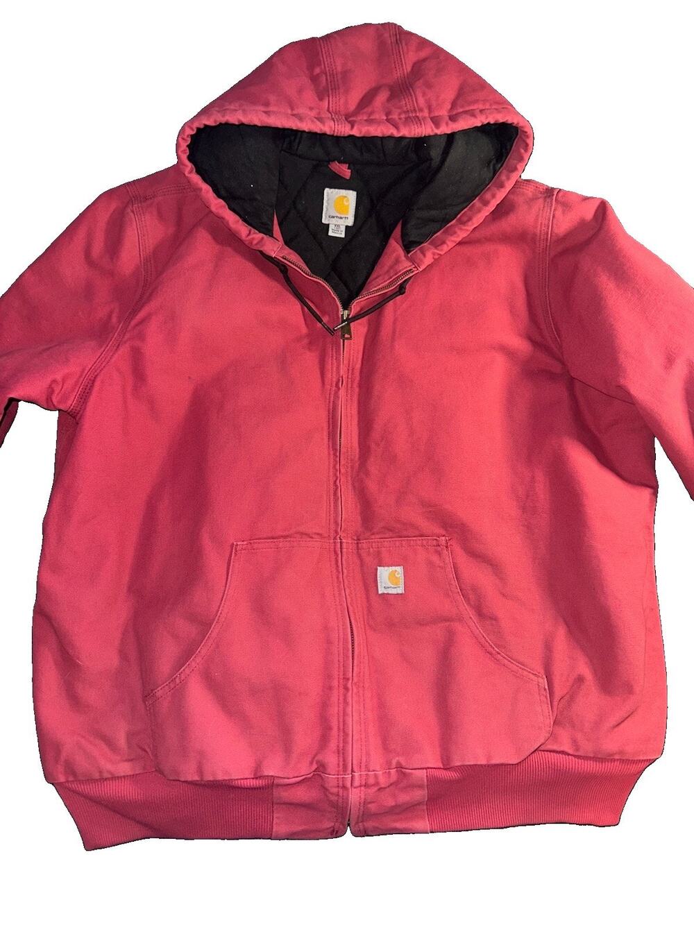 Rare Vintage Carhartt Crabapple Pink WJ130 624 Active Jacket Women's XXL (20)